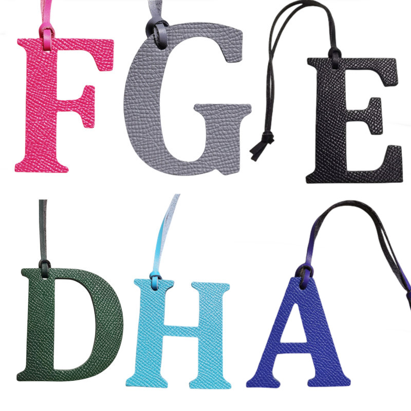 Toptan lüks hakiki deri D E F  - Monogram Keychain Leather incelemesi ve fiyatı