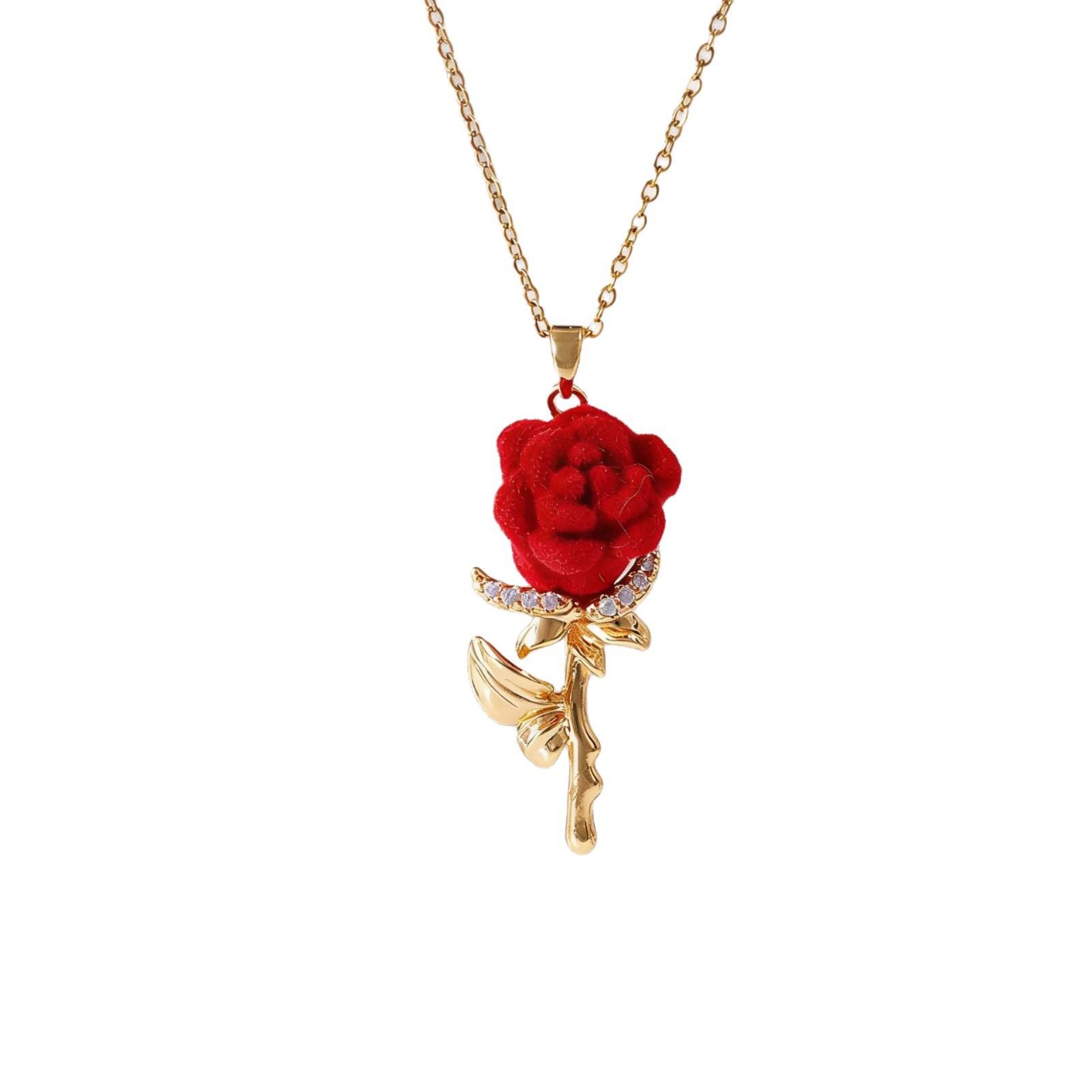 Fransız Tarzı Kadın Gül Kolyes - Birth Flower Necklace incelemesi ve fiyatı